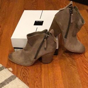 Dolce Vida Taupe Suede Boot, size 9.5